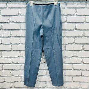 Lapointe Designer Pants Light Blue Sz 6 satin pleated NWT $695